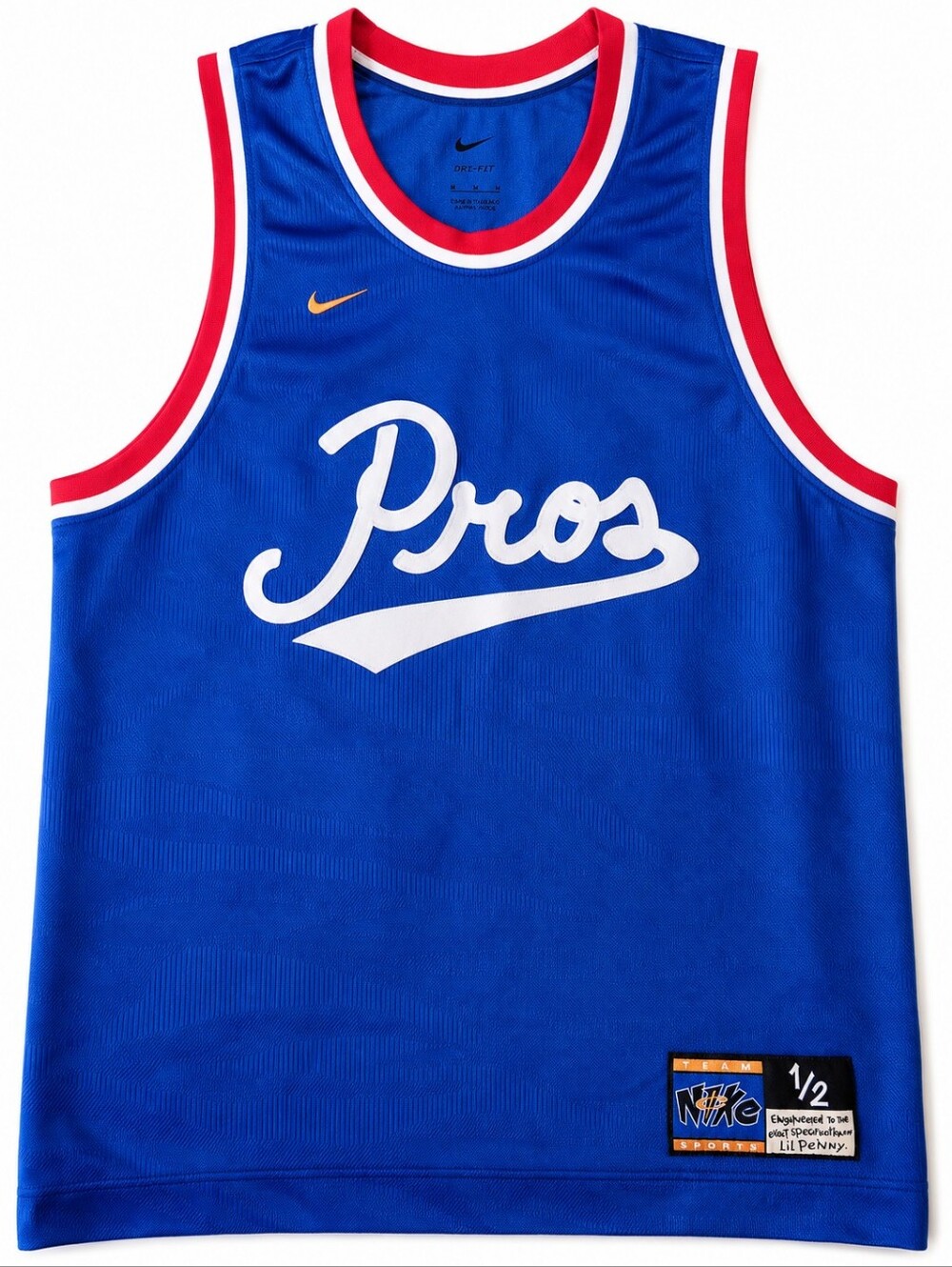 Nike Lil Penny “Pros” Basketball Jersey Men’s M Rare Team Nike Sports